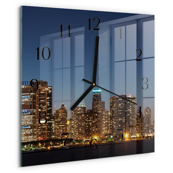 Square wall clock Horizon