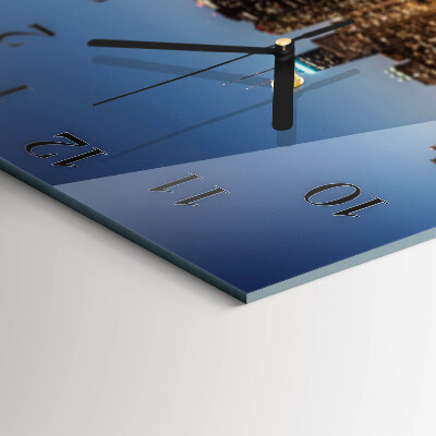 Square wall clock Horizon
