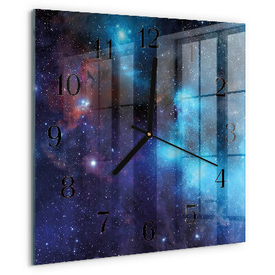 Square wall clock Starry Sky