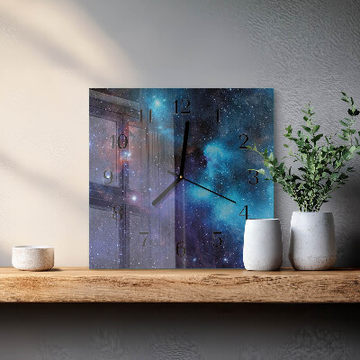 Square wall clock Starry Sky
