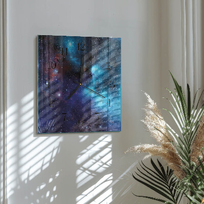 Square wall clock Starry Sky