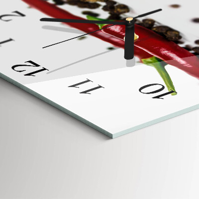 Square wall clock Peppercorns