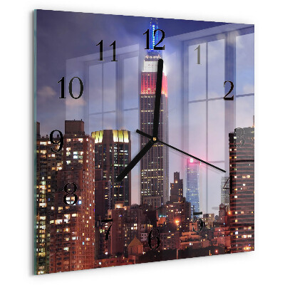 Square wall clock Horizon