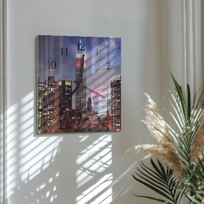 Square wall clock Horizon