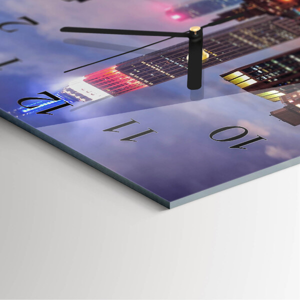 Square wall clock Horizon