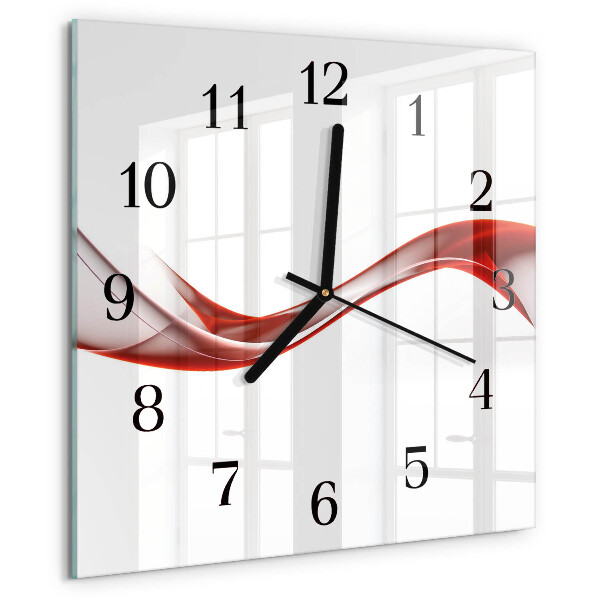 Square wall clock Abstract Lines
