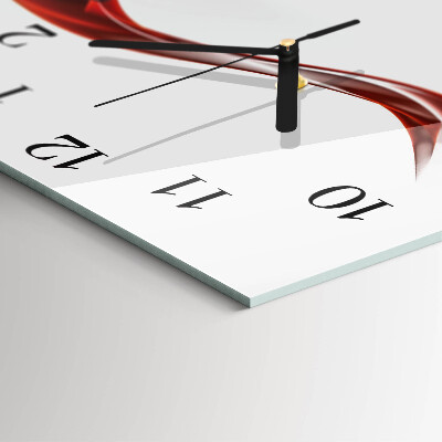 Square wall clock Abstract Lines
