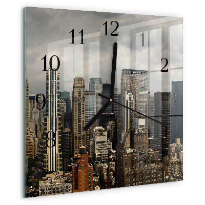 Square wall clock Horizon