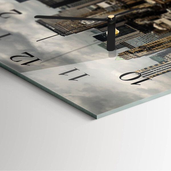 Square wall clock Horizon