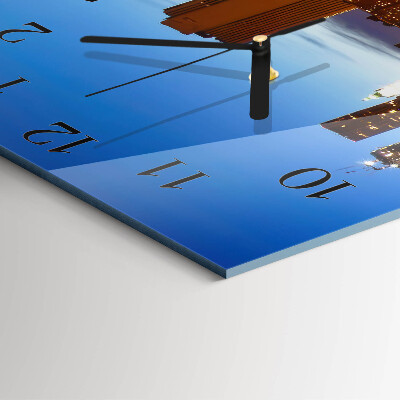 Square wall clock Horizon