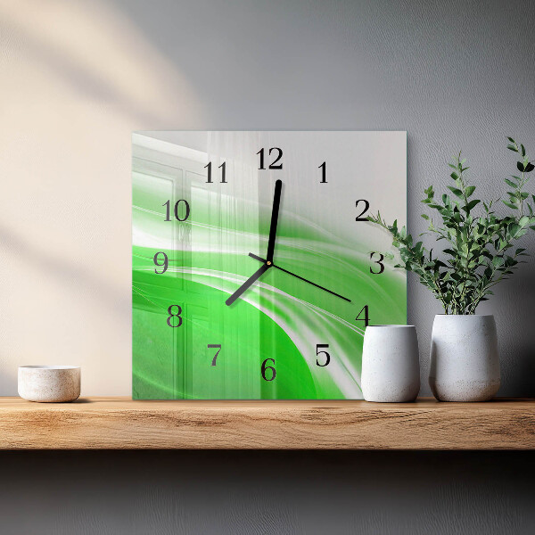 Square wall clock Abstraction