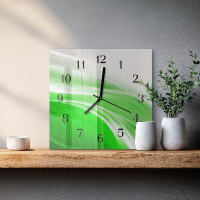 Square wall clock Abstraction