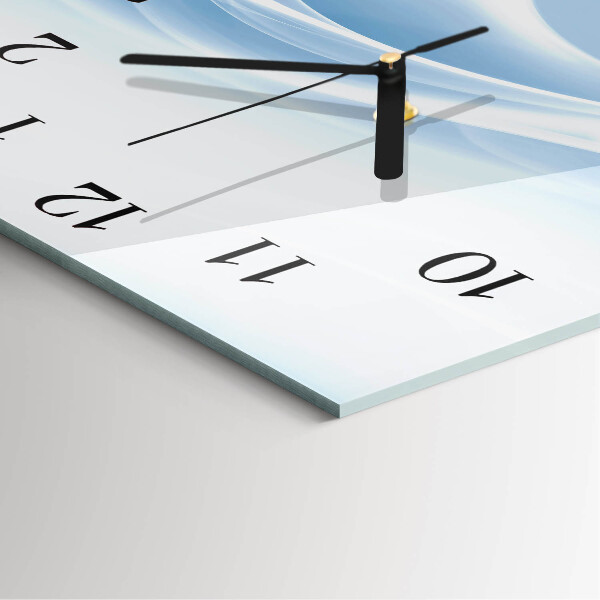 Square wall clock Abstract Lines