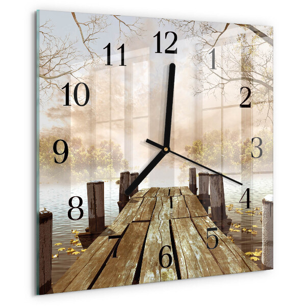 Square wall clock Network