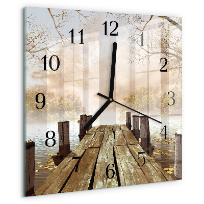 Square wall clock Network