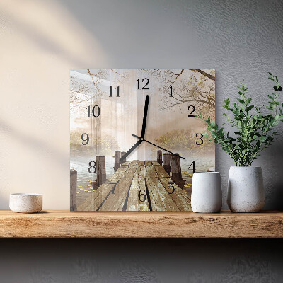 Square wall clock Network