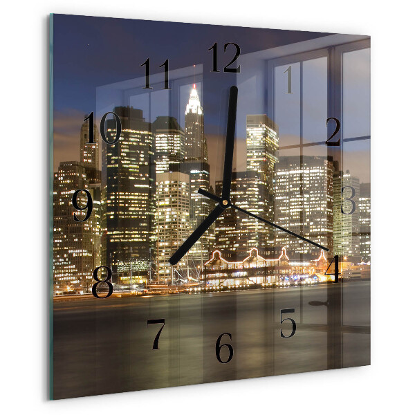 Square wall clock Horizon