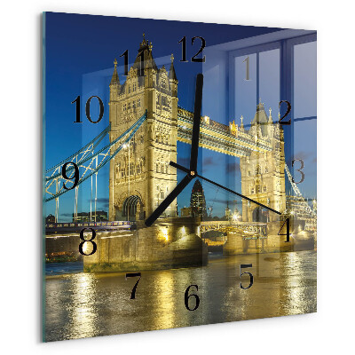 Square wall clock London Bridge