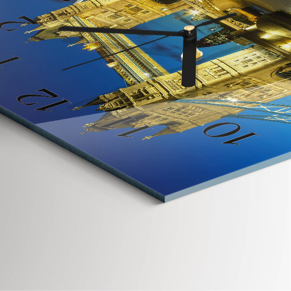 Square wall clock London Bridge