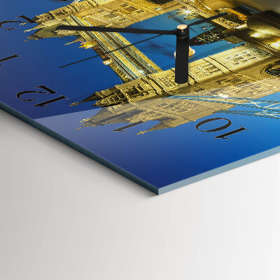 Square wall clock London Bridge