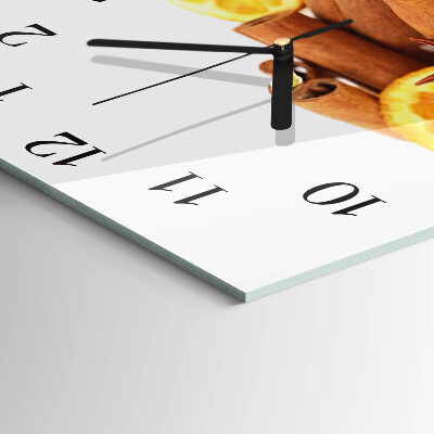 Square wall clock Vanilla with Lemon