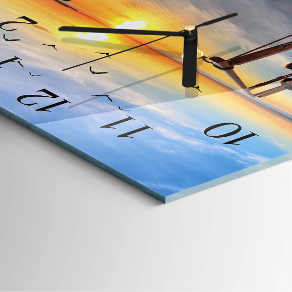 Square wall clock Pier