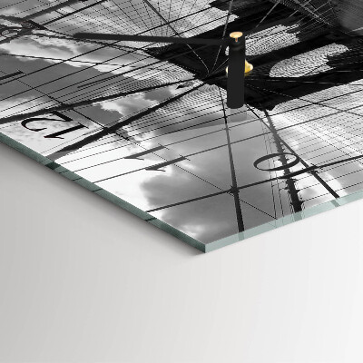 Square wall clock Bridge