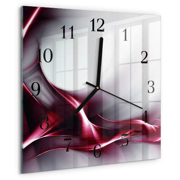 Square wall clock Abstraction