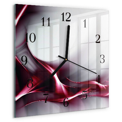 Square wall clock Abstraction