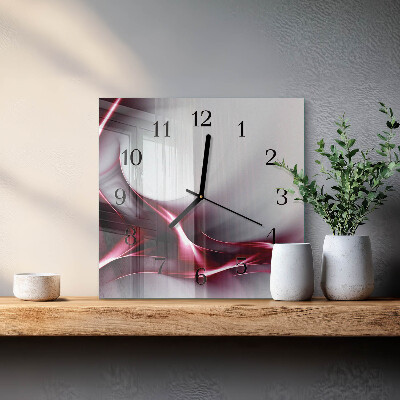 Square wall clock Abstraction