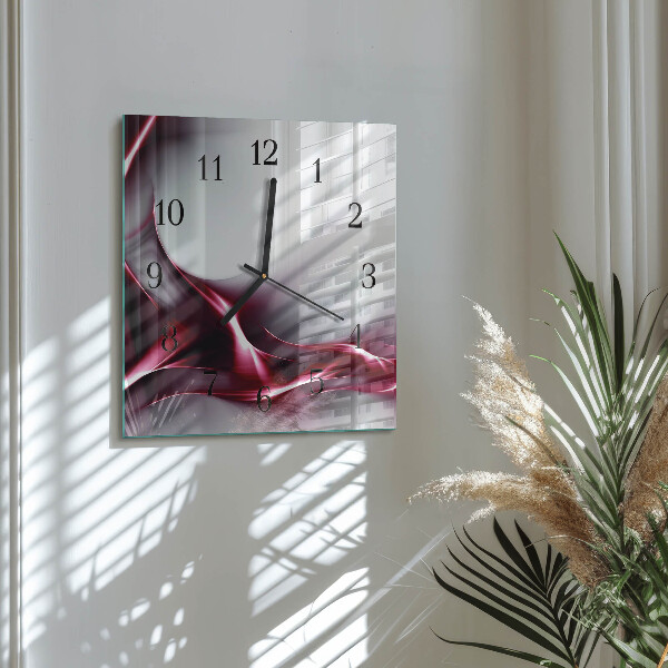 Square wall clock Abstraction