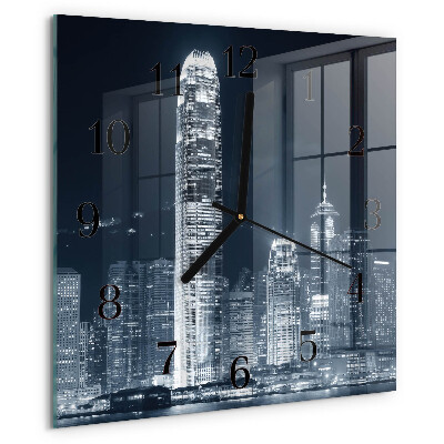 Square wall clock Horizon