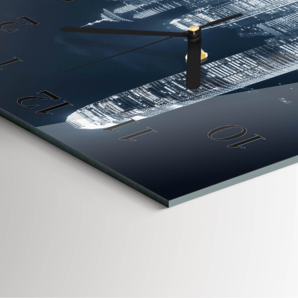 Square wall clock Horizon