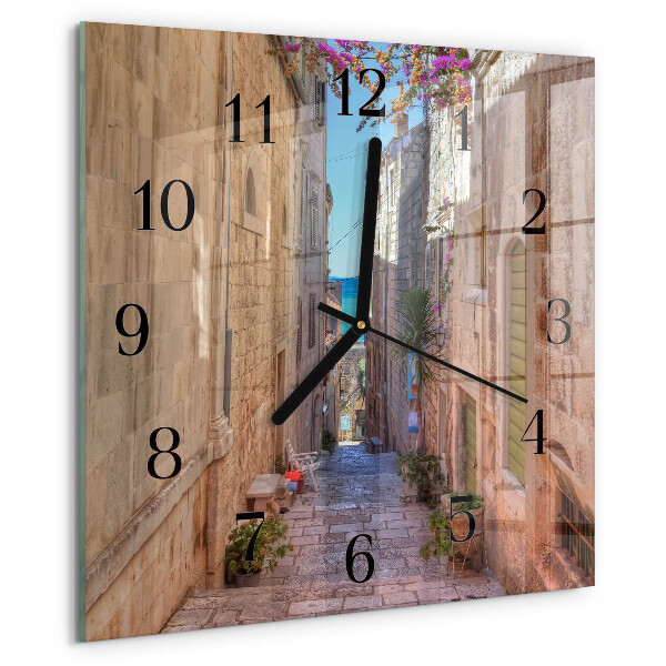 Square wall clock Avenue