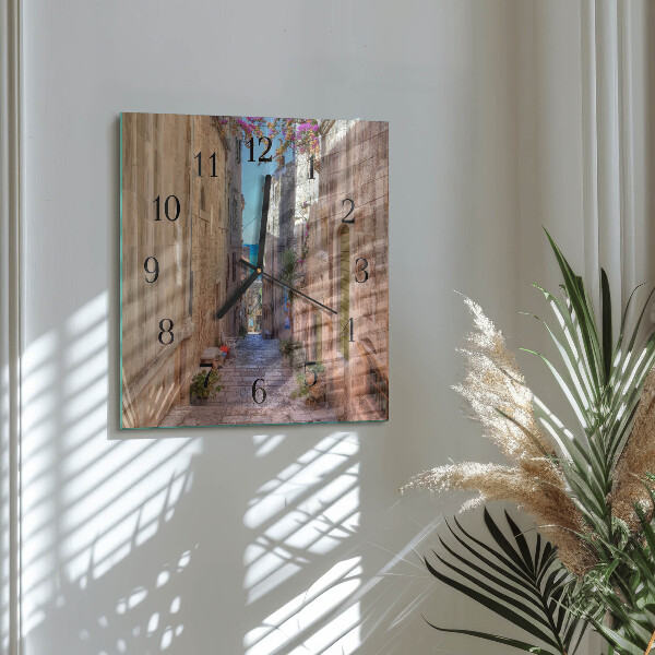 Square wall clock Avenue
