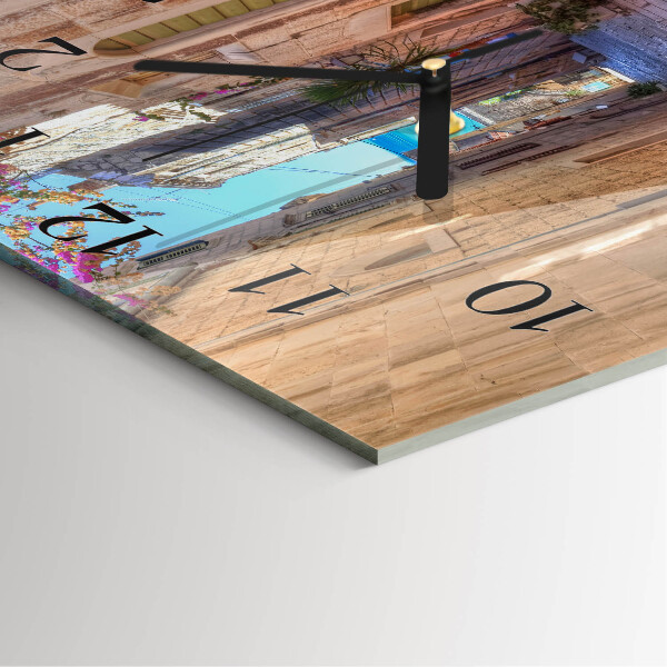 Square wall clock Avenue