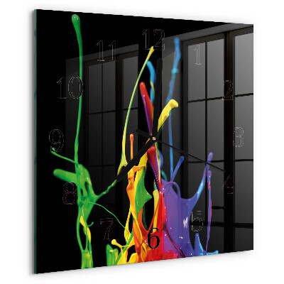 Square wall clock Color