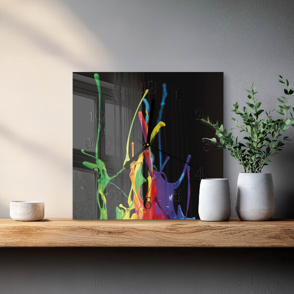 Square wall clock Color