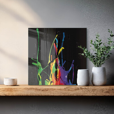 Square wall clock Color