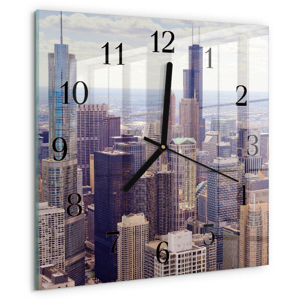 Square wall clock Horizon
