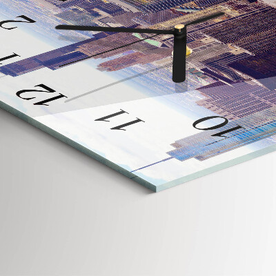 Square wall clock Horizon