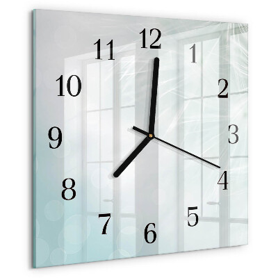 Square wall clock Abstraction