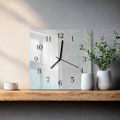 Square wall clock Abstraction