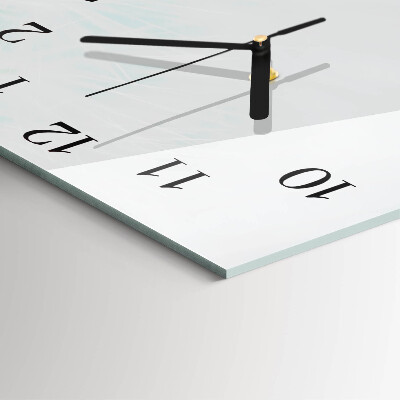 Square wall clock Abstraction
