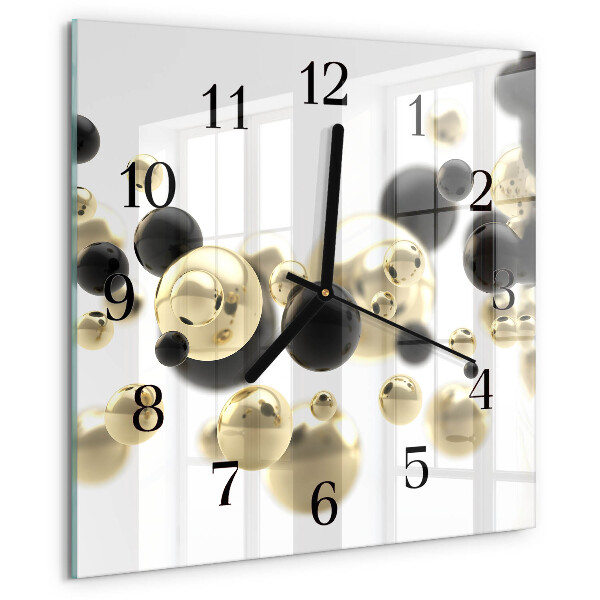 Square wall clock Abstraction