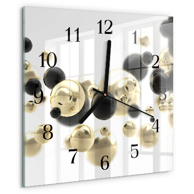 Square wall clock Abstraction