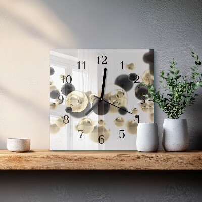 Square wall clock Abstraction