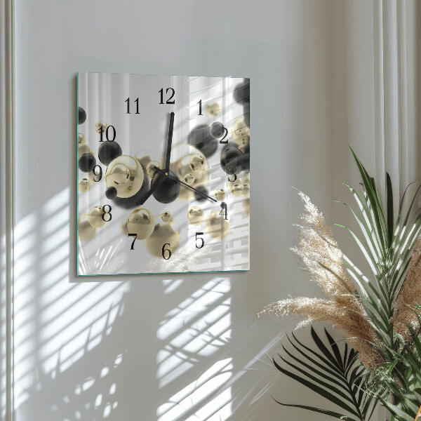 Square wall clock Abstraction