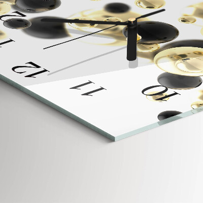 Square wall clock Abstraction