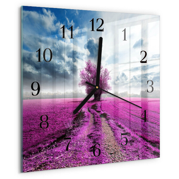 Square wall clock Field